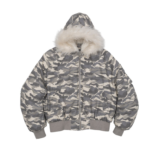 Camo Bomber Jacket