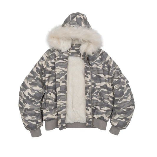Camo Bomber Jacket