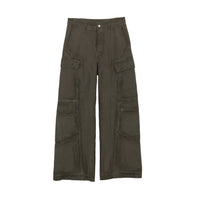 WAXED CARGO PANTS