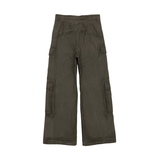 WAXED CARGO PANTS