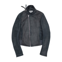 Indigo Leather Jacket