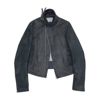 Indigo Leather Jacket