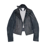 Indigo Leather Jacket