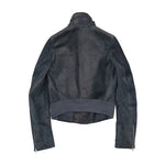 Indigo Leather Jacket